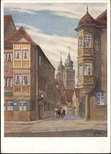 Bayreuth Nach einem Aquarell von Hans Schmitz Brautgasse x