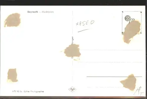Bayreuth Marktplatz *