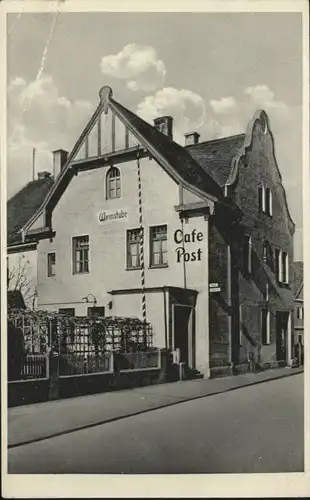 Augsburg [Verlag Robert Schadewitz] Cafe Post *