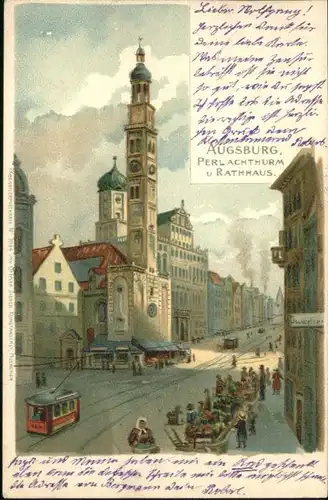 Augsburg Rathaus Perlachturm x