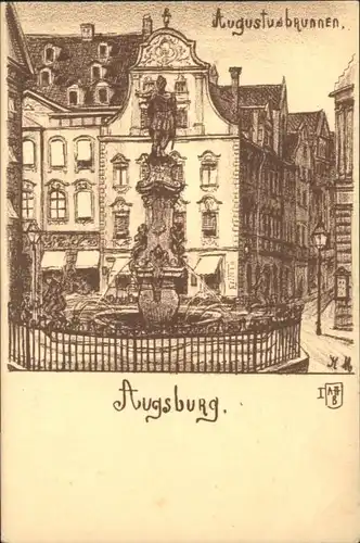 Augsburg Augustusbrunnen *