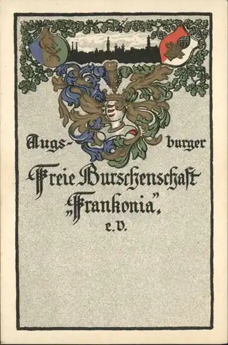 Augsburg Wappen Freie Burschenschaft Frankonia e.V. *