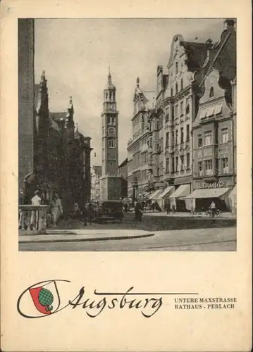 Augsburg Untere Maxstrasse Rathaus Perlach *