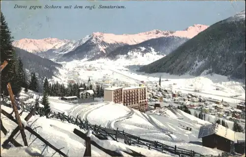 ww89100 Davos GR Davos Seehorn Sanatorium x Kategorie. Davos Alte Ansichtskarten