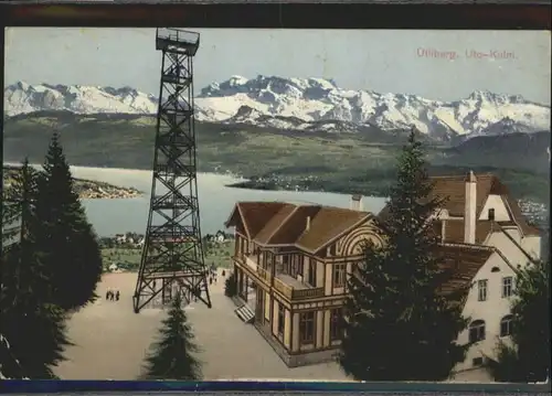 ww89599 Uetliberg Zuerich Uetliberg Uto Kulm Litho * Kategorie. Uetliberg Alte Ansichtskarten