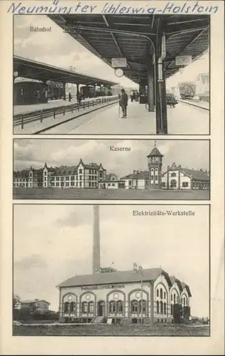 Neumuenster Bahnhof Kaserne Elektrizitaets-Werkstelle *