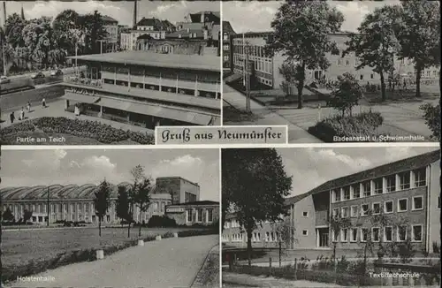 Neumuenster Schwimmhalle Teich Holstenhalle Textilfachschule x