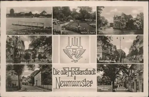 Neumuenster Holstenstadt Einfeld A. H. Strasse Muehlenbruecke x