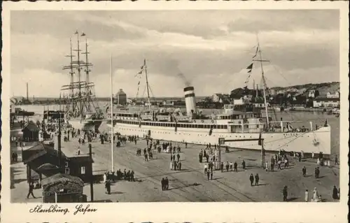 Flensburg Hafen Dampfer *