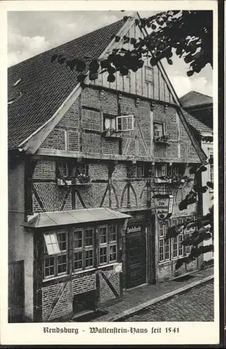 Rendsburg Wallenstein-Haus seit 1541 x