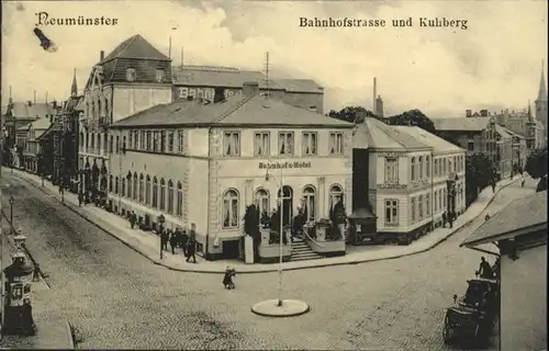 Neumuenster Bahnhofstrasse Kuhberg Bahnhofshotel x