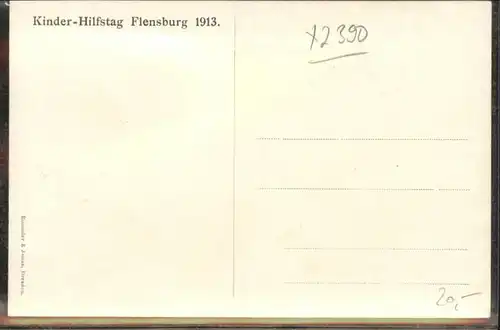 Flensburg Schlossstrasse Stiller Winkel Kuenstler W. Rouwolf *