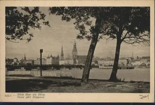 ww93125 Riga Lettland Riga Duena * Kategorie. Riga Alte Ansichtskarten