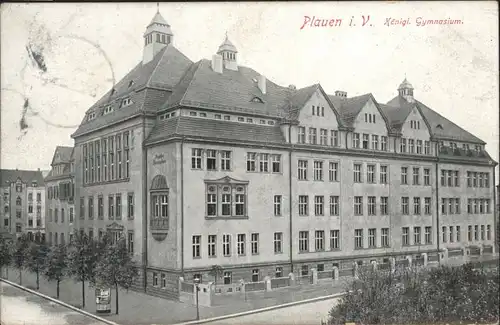 wx44223 Plauen Vogtland Koenigliches Gymnasium Kategorie. Plauen Alte Ansichtskarten