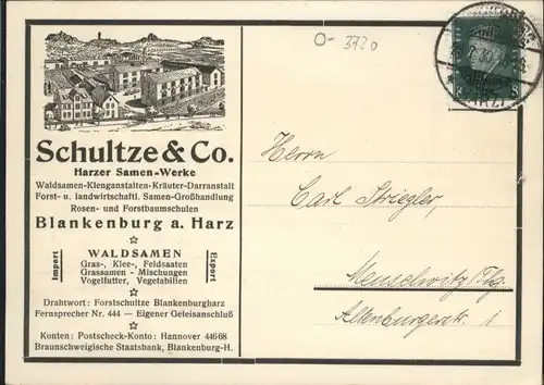 Blankenburg Harz Schultze & Co Samenwerke