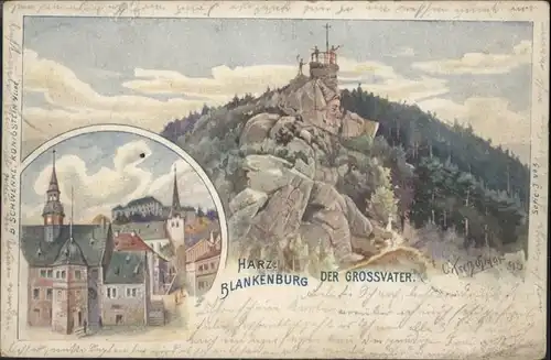 Blankenburg Harz Kuenstler O. Kretschmar