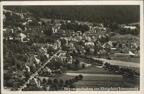 Koenigsfeld Schwarzwald Luftaufnahme