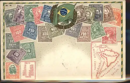 Brasilia Wappen, Briefmarkensammlung