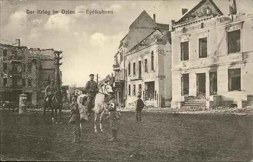 Eydtkuhnen Ostpreussen Der Krieg im Osten Kat. Cernysevskoe