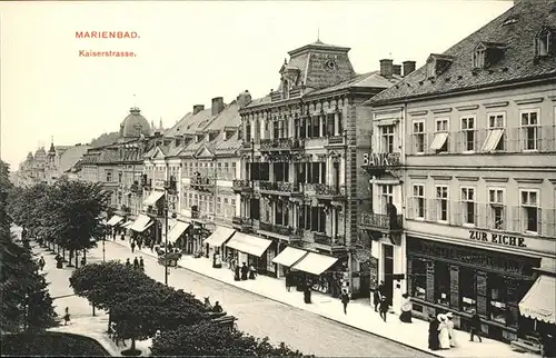 Marienbad Tschechien Boehmen Kaiserstrasse Kat. Marianske Lazne