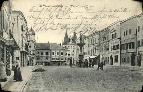 Schwanenstadt Oberer Stadtplatz Kat. Schwanenstadt
