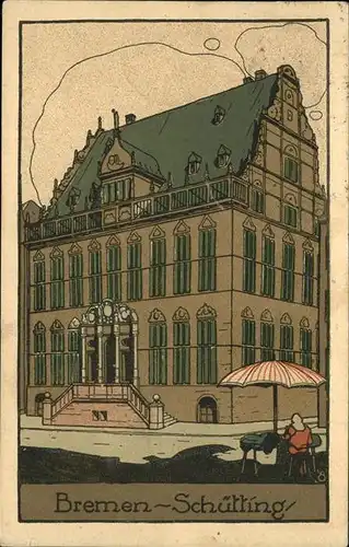 Bremen Gildehaus Schuetting   Illustration Kat. Bremen