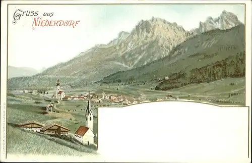 Ebenthal Kaernten Blick auf Niederdorf Kat. Ebenthal in Kaernten