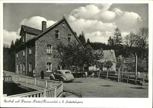 Hunswinkel Gasthof Koester Kat. Meinerzhagen