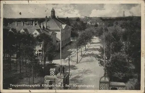 Koenigsbrueck Turppenuebungsplatz  Kat. Koenigsbrueck