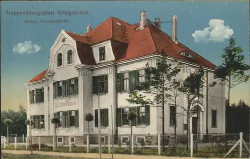 Koenigsbrueck Truppenuebungsplatz Kat. Koenigsbrueck