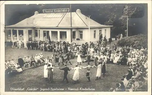 Duesseldorf Ausstellung Gesolei Jugendspielwiese Vasenol Kinderheim Kat. Duesseldorf