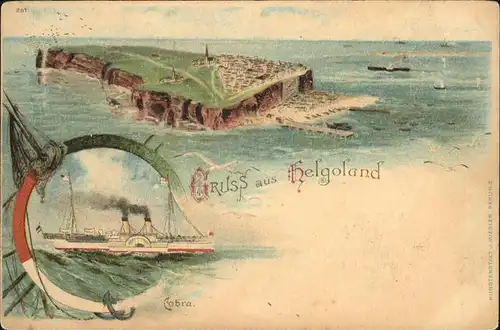 Helgoland Cobra Schiff Hotel Frankfurter Hof Boek / Helgoland /Pinneberg LKR