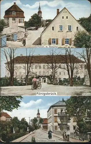 Koenigsbrueck Schloss Dresdner Strasse Kat. Koenigsbrueck