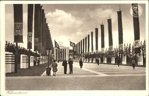 Duesseldorf Reichsausstellung Schaffendes Volk Fahnenstrasse Kat. Duesseldorf