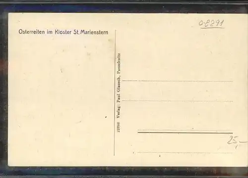 Panschwitz Kuckau Osterreiten Pferde Kloster St. Marienstern Kat. Panschwitz Kuckau