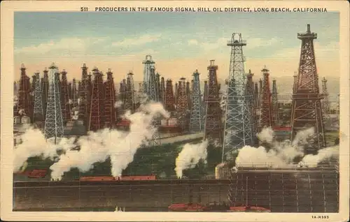 Long Beach California Producers in the famous Signal Hill Oil District Kat. Long Beach