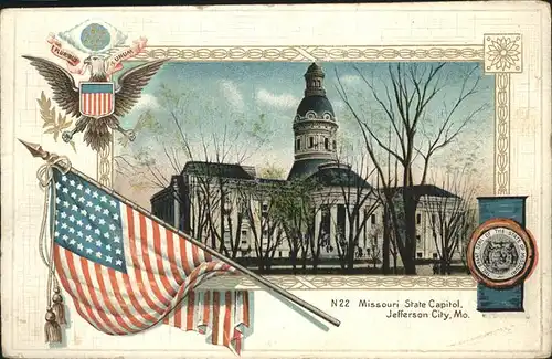 Jefferson City Missouri Missouri State Capitol Kat. Jefferson City