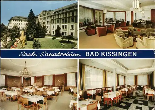 Bad Kissingen Saale Sanatorium  Kat. Bad Kissingen