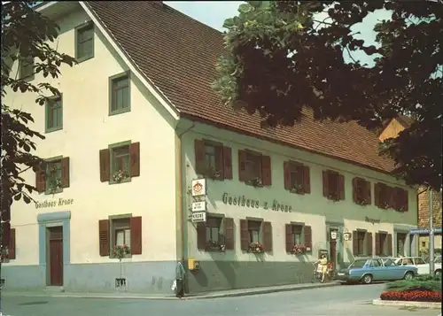 Schoenau Schwarzwald Gasthaus Krone Kat. Schoenau im Schwarzwald
