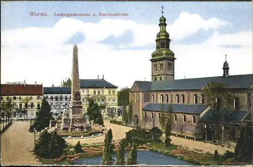 Worms Ludwigsdenkmal
Martinskirche Kat. Worms