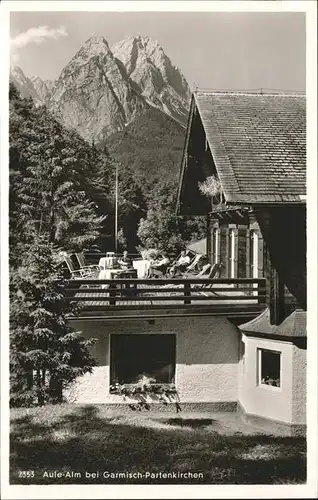 Garmisch-Partenkirchen Aule-Alm Kat. Garmisch-Partenkirchen