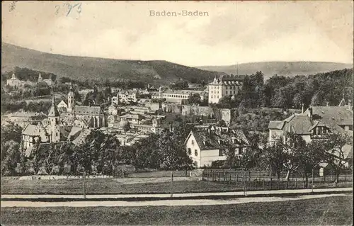 Baden-Baden Totalansicht Kat. Baden-Baden
