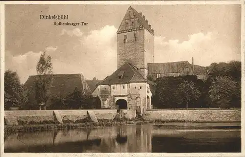 Dinkelsbuehl Rothenbuger Tor Kat. Dinkelsbuehl