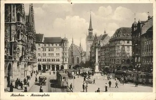 Muenchen Marienplatz Kat. Muenchen