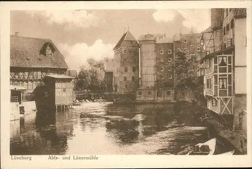 Lueneburg Abts- und Luenemuehle Kat. Lueneburg