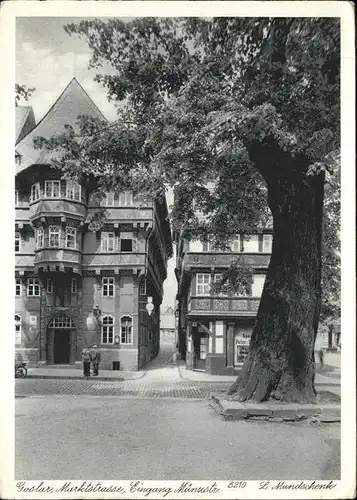 Goslar MarktstraÃŸe
Eingang Muenster Kat. Goslar