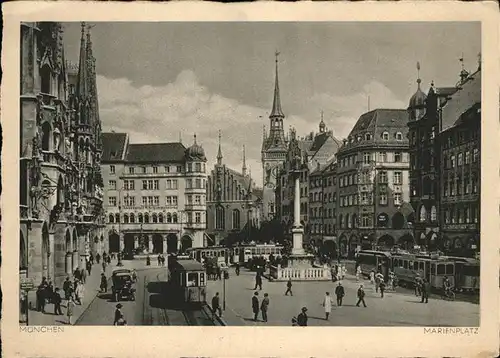 Muenchen Marktplatz Kat. Muenchen