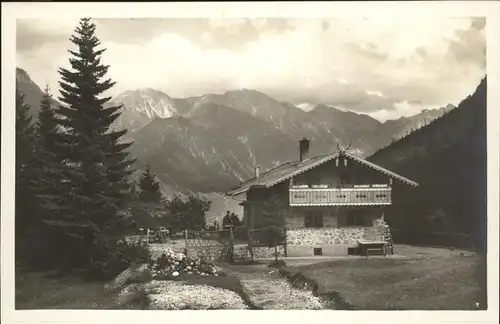 Hindelang Bergwirtshaus Kat. Bad Hindelang