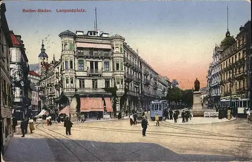 Baden-Baden Leopoldsplatz Kat. Baden-Baden