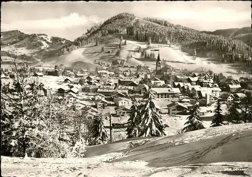 Oberstaufen Wintersportplatz Kat. Oberstaufen